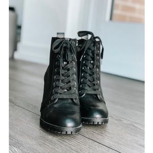 Combat Boots w/ Heel